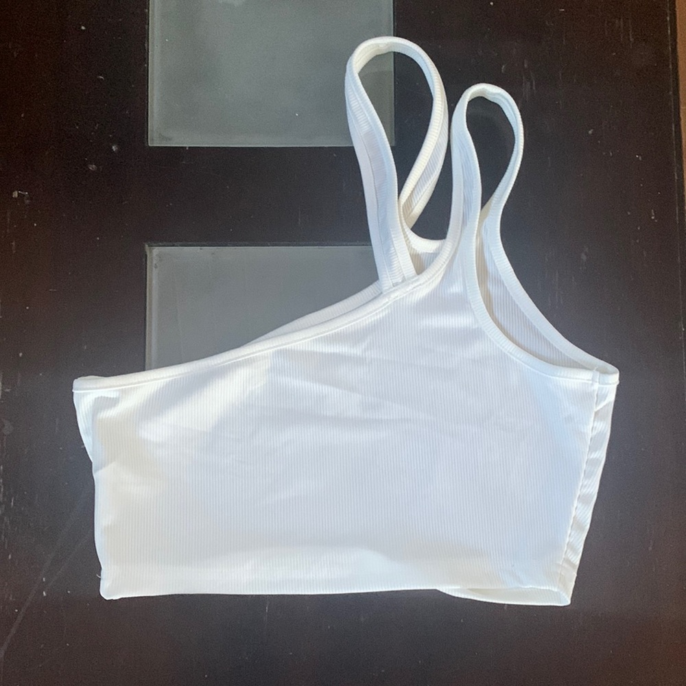 White crop top